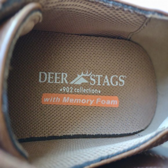 Deer Stags Men's Brown Mitchell Lace-up Shoes  SIZE 10.5 M NEW - Picture 7 of 13